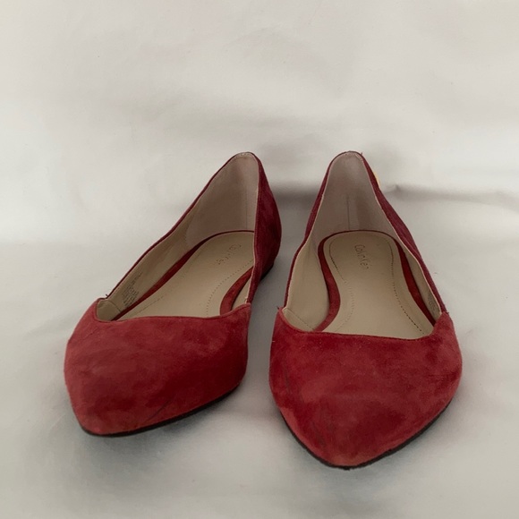 Calvin Klein Hyacinth Garnet/Cabernet Suede Flats - Picture 2 of 8